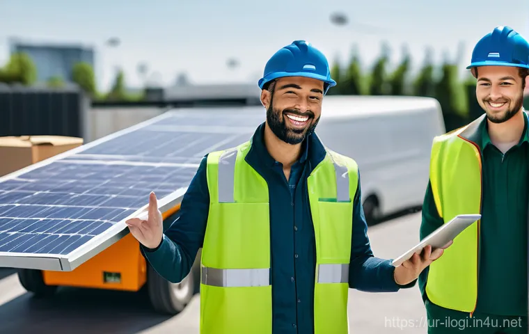 국제물류사로서 해외에서 일하기 - **Prompt 1: The Global E-commerce Hub**
    A vibrant, high-angle shot of a futuristic international...