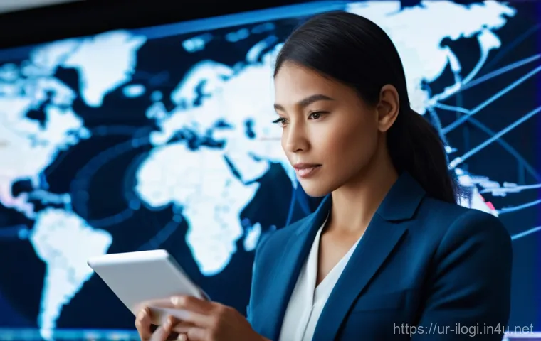 국제물류사로서 해외에서 일하기 - **Prompt 2: Sustainable Logistics in Action**
    An inspiring, medium-shot image capturing a divers...