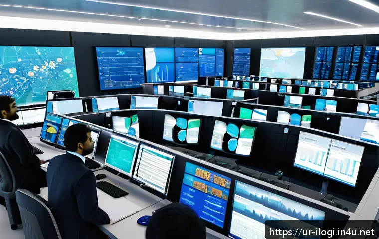국제물류 실무 기본 개념 이해하기 - A detailed digital illustration of an international logistics control room tailored for a Pakistani ...